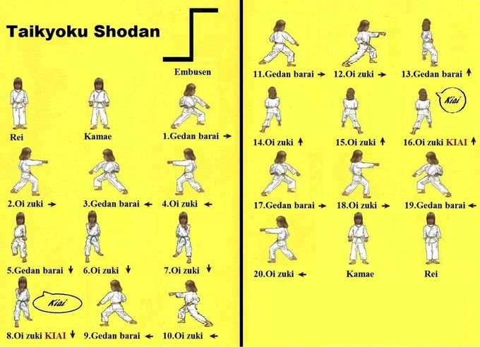 Kihon Kata - White Belt to Orange Belt