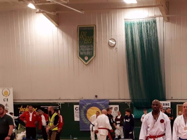 Well done to Alina on winning Silver in Women's Kumite 7th-1st Kyu and Piotr on winning Bronze in Men's Kumite 7th-1st Kyu at the JKS Nationals on 19th Nov at the Nottingham Wildcats Arena. 