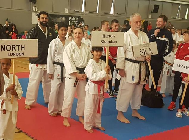 A small squad of 4 went to the BASK Championships held at Brunel University on Sunday 22nd April. Sensei Loredana took Silver in Ladies Kata 18-35yrs old. Sensei Shyam took Gold in Men's Kata 35yrs +. Zarah attended her first competition and put in a solid performance on the mat. Shankar lost to a very experienced fighter but learnt a lot from the day. Onward and upwards. You never lose in karate, only learn.