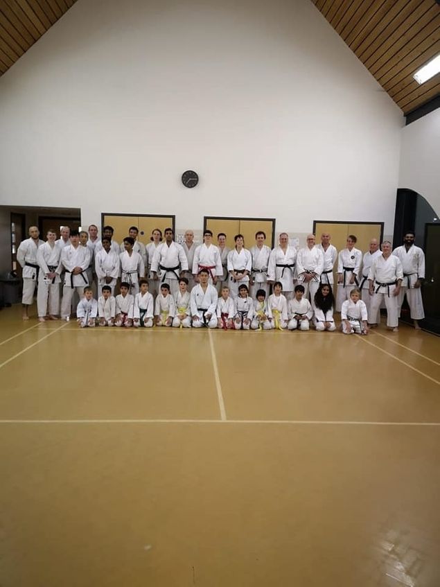 JKS Hombu Instructor and Kumite World Champion visited JKS Harrow of Tuesday 5/11/19 to conduct a 3 hour karate seminar. Even though his hand was in plaster after breaking his thumb days before, he still showed his exceptional skill and speed.